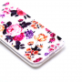 Carcasă din plastic flori, pentru Huawei P20 Lite - transparent