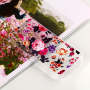 Carcasă din plastic flori, pentru Huawei P20 Lite - transparent