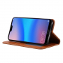 Husă flip din piele, pentru Huawei P20 Lite - maro