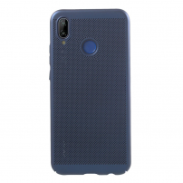Carcasă din plastic cu aerisire, pentru Huawei P20 Lite - albastru închis