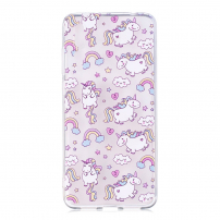 Carcasă din plastic unicorni, pentru Huawei P20 Pro - transparent