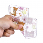 Carcasă din plastic ursuleț, pentru Huawei P20 Lite - transparent