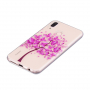 Carcasă din plastic roz copac, pentru Huawei P20 Lite - transparent