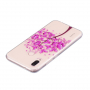 Carcasă din plastic roz copac, pentru Huawei P20 Lite - transparent