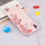 Carcasă din plastic flori de sakura, pentru Huawei P20 Lite - transparent