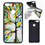 Carcasă din plastic copac, pentru Huawei P Smart - naturală