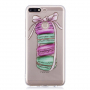 Carcasă din plastic macaroons, pentru Huawei Y7 Prime (2018) - transparent