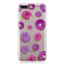 Carcasă din plastic donuts, pentru Huawei Y7 Prime (2018) - transparent