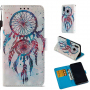 Husă flip dereamcatcher, pentru Huawei P20 Lite - colorat