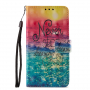 Husă flip Never stop dreaming pentru Huawei P20 Lite - colorat