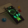 Carcasă din plastic luminos în întuneric dereamcatcher, pentru Huawei P20 Pro - negru