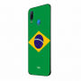 Carcasă din plastic Nxe steagul Braziliei, pentru Huawei P20 Lite
