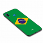 Carcasă din plastic Nxe steagul Braziliei, pentru Huawei P20 Lite