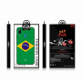 Carcasă din plastic Nxe steagul Braziliei, pentru Huawei P20 Lite