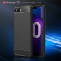 Husă de protecție, din plastic, cu textură șlefuită, pentru Honor 10 - negru