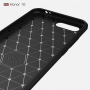 Husă de protecție, din plastic, cu textură șlefuită, pentru Honor 10 - negru