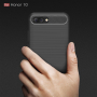 Husă de protecție, din plastic, cu textură șlefuită, pentru Honor 10 - negru