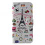 Husă tip portofel, Parisul divers, pentru Honor 10 - colorat