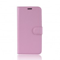 Husă tip portofel, din piele, pentru Honor 10 - roz