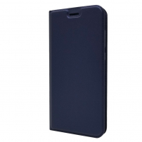 Husă magnetică, din piele, pentru Huawei P20 Pro - albastru închis
