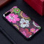 Carcasă din silicon flori, pentru Honor 10 - naturală