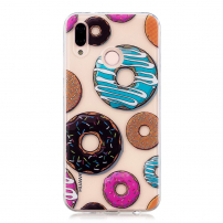 Husă de protecție, din plastic, donuts, pentru Huawei P20 Lite - transparent