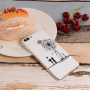 Carcasă din plastic păpădie și copii, pentru Huawei P Smart - alb