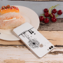 Carcasă din plastic păpădie și copii, pentru Huawei P Smart - alb