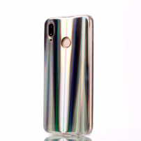Carcasă din plastic raze de laser, pentru Huawei P20 Lite - argintiu