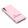 Carcasă din plastic iepure și flori, pentru Huawei P20 Pro - transparent