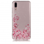 Carcasă din plastic pom în floare, pentru Huawei P20 - transparent