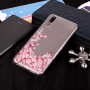 Carcasă din plastic pom în floare, pentru Huawei P20 - transparent