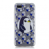 Carcasă din plastic pinguin, pentru Honor 10 - transparent