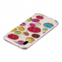 Carcasă din plastic colorat donuts, pentru Huawei P20 Lite - transparent