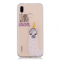 Carcasă din plastic, alpaca, pentru Huawei P20 Lite - transparent