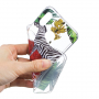 Carcasă din plastic zebră, pentru Huawei P20 Lite - transparent