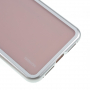 Ramă metalică Luphie, cu sticlă durificată, pentru Huawei P20 Pro - argintiu / transparent