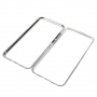 Ramă metalică Luphie, cu sticlă durificată, pentru Huawei P20 Pro - argintiu / transparent