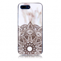 Carcasă din plastic mandala pentru Honor 10 - alb