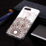 Carcasă din plastic mandala pentru Honor 10 - alb