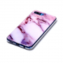 Carcasă din plastic marmură, pentru Honor 10 - roz