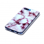 Carcasă din plastic marmură, pentru Honor 10 - roșu