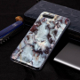 Carcasă din plastic marmură, pentru Honor 10 - violet