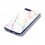 Carcasă din plastic c model marmură, pentru Honor 10 - alb