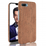 Carcasă din plastic cu textură de lemn, pentru Honor 10 - maro