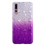 Carcasă din plastic inimioare, pentru Huawei P20 Pro - violet