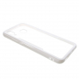 Carcasă transparentă, din plastic, cu ramă, pentru Huawei Nova 3 - alb