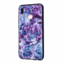 Carcasă din plastic marmură, pentru Huawei P20 Lite - violet