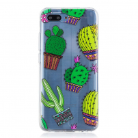 Carcasă din plastic cactuși, pentru Honor 10 - transparent