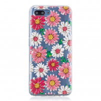 Carcasă din plastic flori, pentru Honor 10 - transparent